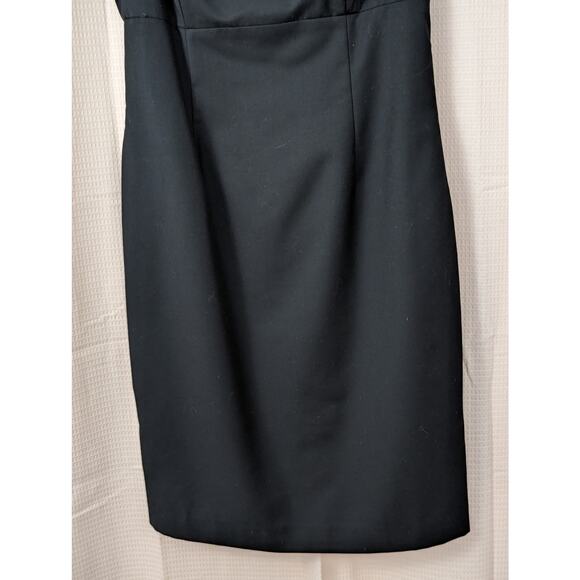 NINE WEST! BEAUTIFUL "LITTLE BLACK DRESS", BLACK, TAILORED! SZ 2 - Picture 4 of 8
